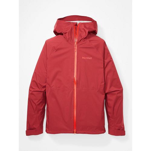 Marmot PreCip Stretch Jackets - Mens Rain Jacket Dark Red CA6354710 Canada